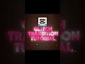Glitch Transition Tutorial 😀 | Capcut Tutorial | #capcut #capcuttutorial