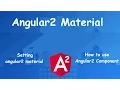 angular2 for Beginner Angular2 Material Design