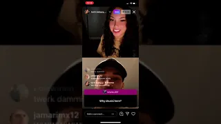 Adin Ross Goes IG LIve with Ash Kash