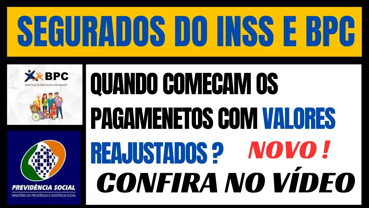 INSS Paga Novo Salário Mínimo a Aposentados a Partir Do Dia 25 #inss #aposentadoepensionista #bpc