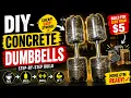 Stop Buying Weights DIY Concrete Dumbbells for under 5 Part 1