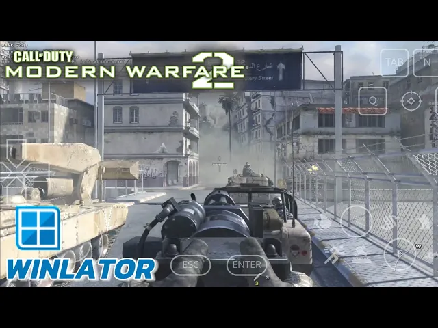 Winlator Glibc (Afei) - Gameplay Call Of Duty 2 Modern Warfare (Windows) On Android