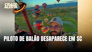Família busca piloto de balão desaparecido desde domingo em Praia Grande