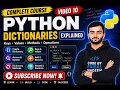 Python Dictionaries Explained Keys Values Methods Dictionary Operations