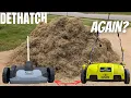 NEW EGO Dethatcher So I m Dethatching Again Ego vs Sunjoe Easy Explanation and Demo