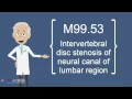 ICD-10 Codes of Spinal Stenosis Of Lumbar Region