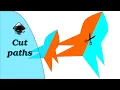 Split path Inkscape tutorial Break path at selected nodes and Break apart