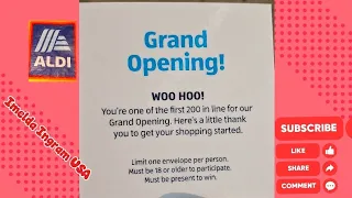 Grand Opening Of Aldi USA in Monticello Imelda Ingram USA