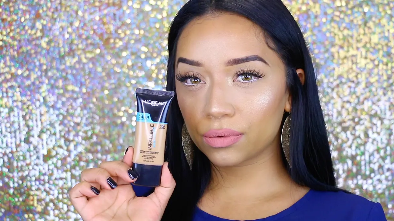 NEW L'Oreal Infallible Pro Glow Foundation 209 | Review/First Impression-Normal/dry, Acne Scar Skin
