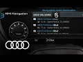 Audi Tech Tutorial MMI Navigation Destination Entry