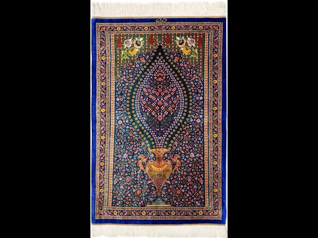 Alvar Studio Original Vase Blue-Green Doormat 59x90cm (ID11011)