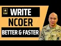 Dreadful task of writing an NCOER Here are 5 Tips on how to write NCOER Bullets