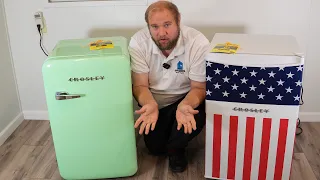 Crosley Mini-Fridge Test and Review - Retro vs American Tribute