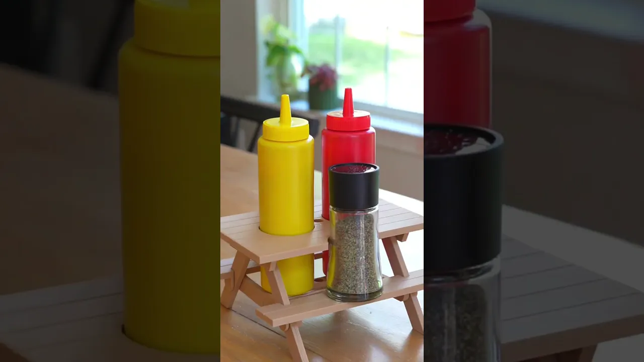 Picnic Table Condiment Caddy video thumbnail