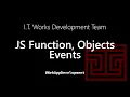JavaScript Function Objects and Events Tagalog