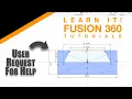 Autodesk Fusion 360 in 5 Minutes - User Request to Sketch a Parametric Dovetail that Works 2024