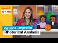 The Elements of Rhetorical Analysis Rhetoric Composition Study Hall
