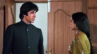 माँ से वादा किया था! देश की बेइमानी मिटा दूँगा! - अमिताभ श्री देवी का जबरदस्त सीन | Inquilaab Movie