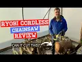 Ryobi One 18V Brushless Cordless 12 Chainsaw Review - Lets See What It Can Really Cut through
