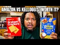 Graham Cracker SHOWDOWN Kellogg s vs Amazon vs Food CityAmazon Saver