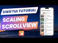 SwiftUI Animation Tutorial Scaling ScrollView