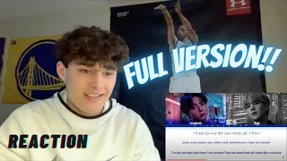 bts jungkook stay alive prod suga of bts full version lyrics reaction 