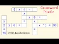 crossword puzzle in maths maths crossword puzzle