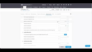 Filling a Company Tax Return via Xero