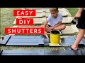 Easy DIY Shutters Under 15