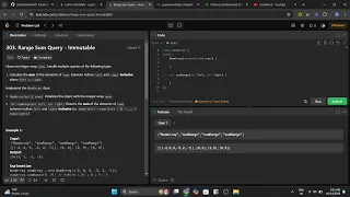 Leetcode 303 Range Sum Query - Immutable