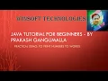 To print Numbers To Words in Java - by Prakash Gangumalla Winsoft Technologies