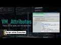 VM - Attributes Script-wide Overview