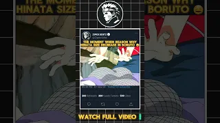 The Moment When Reason Why Hinata Size Decrease In Boruto Naruto 