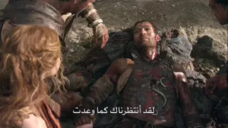 مشهد موت سبارتكوس الحلقه الاخيره 