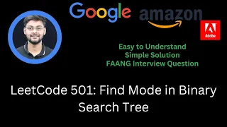 Solving LeetCode 501 Find Mode in Binary Search Tree In-order traversal
