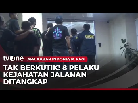 Tim Pemburu Begal Berhasil Tangkap 8 Pelaku Kejahatan Jalanan Yang Viral Di Media Sosial