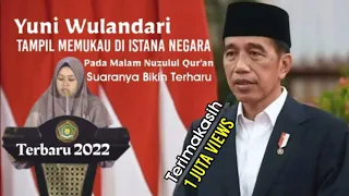 ustazah yuni wulandari rocks the state palace with her beautiful voice impressing invited guests