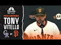 Tony Vitello unimpressed with Giants sloppy performance in loss to Rockies NBC Sports Bay Area