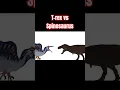 Download Lagu T-rex vs Spinosaurus! Animation! #dinosaur #jurassicworld #spinosaurus #trex #jurassicpark