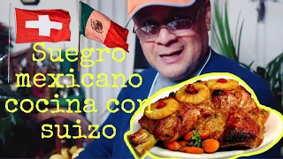 SUIZO COCINANDO CON SUEGRO MEXICANO