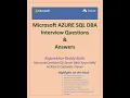 AZURE SQLDBA Mock Interview