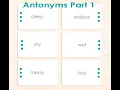 Antonyms Word Study Activity