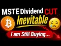 Strategy MSTR Update Increasing Cash Buying Back STRC at a Discount MSTE vs MSTR