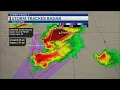 KSN warning of the Grinnell Kansas tornado