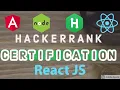Hacker Rank React JS Certification Intermediate