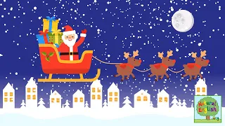 The Christmas Song ~ CARTOON VERSION 🎄🎅 Learn CHRISTMAS Vocabulary 🌟 Christmas Songs for Kids