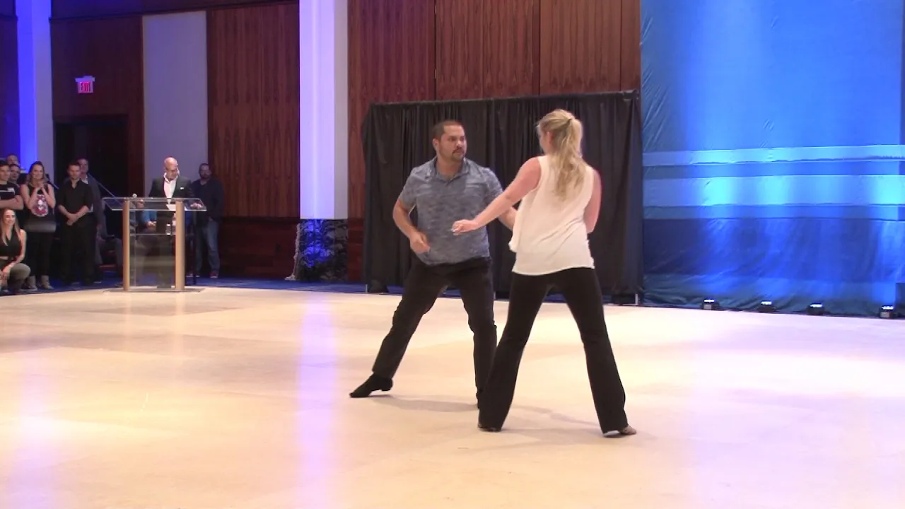 Liberty Swing 2018 All Star Strictly Swing Finals Derek Leyva & Alexis Garrish