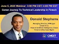 Career Journey to Technical Leadership in Fintech