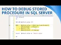 Download Lagu 75 How to debug stored procedure in sql server