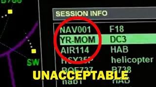 Pilots with CURSED Callsigns in Flight Simulator X (Multiplayer ATC)